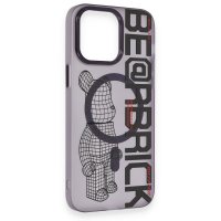 Newface iPhone 14 Pro Max Kılıf Apollo Magneticsafe Desenli Kapak - Apollo Mor - 4