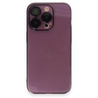 Newface iPhone 14 Pro Max Kılıf Armada Lensli Kapak - Derin Mor