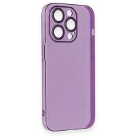 Newface iPhone 14 Pro Max Kılıf Armada Lensli Kapak - Derin Mor