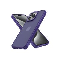 Newface iPhone 14 Pro Max Kılıf Elegant Kapak - Derin Mor