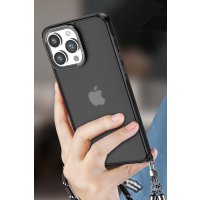 Newface iPhone 14 Pro Max Kılıf Elegant Kapak - Titan Gri