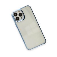 Newface iPhone 14 Pro Max Kılıf Element Silikon - Sky Blue
