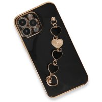 Newface iPhone 14 Pro Max Kılıf Esila Silikon - Siyah
