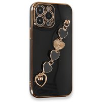 Newface iPhone 14 Pro Max Kılıf Esila Silikon - Siyah