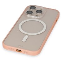 Newface iPhone 14 Pro Max Kılıf Grand Magneticsafe Kapak - Pembe