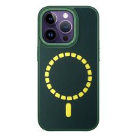 HDD iPhone 14 Pro Max Kılıf HBC-156 Forum Magneticsafe Kapak - Koyu Yeşil