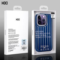 HDD iPhone 14 Pro Max Kılıf HBC-190 Kolaj Kapak - Derin Mor