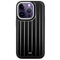 HDD iPhone 14 Pro Max Kılıf HBC-190 Kolaj Kapak - Siyah