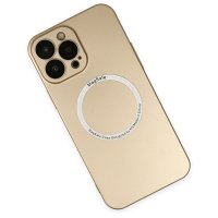Newface iPhone 14 Pro Max Kılıf Jack Magneticsafe Lens Silikon - Gold