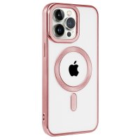 Newface iPhone 14 Pro Max Kılıf Kronos Magsafe Kapak - Rose Gold
