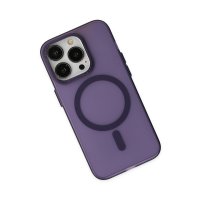 Newface iPhone 14 Pro Max Kılıf Lodos Magneticsafe Mat Kapak - Mor