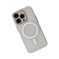 Newface iPhone 14 Pro Max Kılıf Lodos Magneticsafe Mat Kapak - Şeffaf