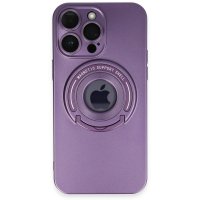 Newface iPhone 14 Pro Max Kılıf Lukka Magneticsafe Kapak - Derin Mor