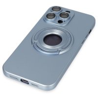 Newface iPhone 14 Pro Max Kılıf Lukka Magneticsafe Kapak - Sierra Blue