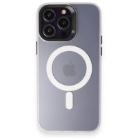Joko iPhone 14 Pro Max Kılıf Mateks Magsafe Kapak - Beyaz
