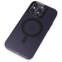Joko iPhone 14 Pro Max Kılıf Mateks Magsafe Kapak - Derin Mor