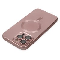 Newface iPhone 14 Pro Max Kılıf Moshi Lens Magneticsafe Silikon - Rose Gold
