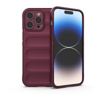 Newface iPhone 14 Pro Max Kılıf Optimum Silikon - Bordo