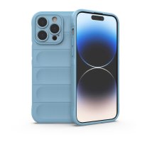 Newface iPhone 14 Pro Max Kılıf Optimum Silikon - Sky Blue