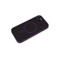 Newface iPhone 14 Pro Max Kılıf Oslo Magsafe Kapak - Derin Mor