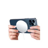 Newface iPhone 14 Pro Max Kılıf Pc Real Magsafe Kapak - Şeffaf