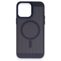 Newface iPhone 14 Pro Max Kılıf Plüton Magneticsafe Kapak - Lacivert