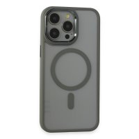 Newface iPhone 14 Pro Max Kılıf Room Magneticsafe Silikon - Gri