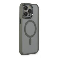 Newface iPhone 14 Pro Max Kılıf Room Magneticsafe Silikon - Gri