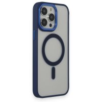Newface iPhone 14 Pro Max Kılıf Room Magneticsafe Silikon - Lacivert