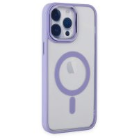 Newface iPhone 14 Pro Max Kılıf Room Magneticsafe Silikon - Lila