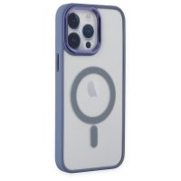 Newface iPhone 14 Pro Max Kılıf Room Magneticsafe Silikon - Sierra Blue