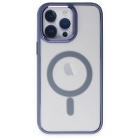 Newface iPhone 14 Pro Max Kılıf Room Magneticsafe Silikon - Sierra Blue