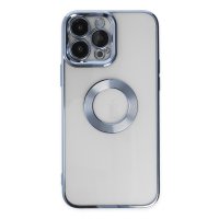 Newface iPhone 14 Pro Max Kılıf Slot Silikon - Sierra Blue
