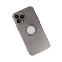 Newface iPhone 14 Pro Max Kılıf Vamos Lens Silikon - Gri