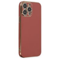 Newface iPhone 14 Pro Max Kılıf Volet Silikon - Kırmızı
