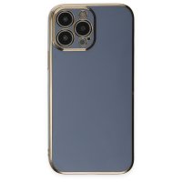 Newface iPhone 14 Pro Max Kılıf Volet Silikon - Mavi
