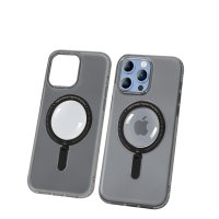 Joko iPhone 14 Pro Max Kılıf Zoom Standlı Silikon - Siyah