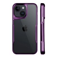 Newface iPhone 15 Kılıf Boyi Silikon Kapak - Derin Mor