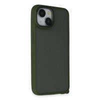 Newface iPhone 15 Kılıf Elegant Kapak - Yeşil