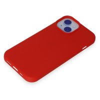 Newface iPhone 15 Kılıf First Silikon - Kırmızı