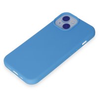Newface iPhone 15 Kılıf First Silikon - Mavi