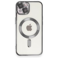 Newface iPhone 15 Kılıf Kross Magneticsafe Kapak - Titan Gri