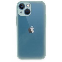 Newface iPhone 15 Kılıf Montreal Silikon Kapak - Açık Yeşil