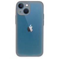 Newface iPhone 15 Kılıf Montreal Silikon Kapak - Gri
