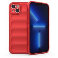 Newface iPhone 15 Kılıf Optimum Silikon - Kırmızı