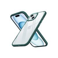 Newface iPhone 15 Kılıf Power Silikon - Koyu Yeşil
