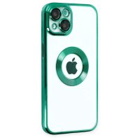 Newface iPhone 15 Kılıf Slot Silikon - Köknar Yeşili