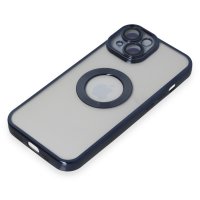 Newface iPhone 15 Kılıf Slot Silikon - Lacivert