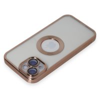 Newface iPhone 15 Kılıf Slot Silikon - Rose Gold