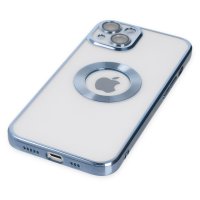 Newface iPhone 15 Kılıf Slot Silikon - Sierra Blue